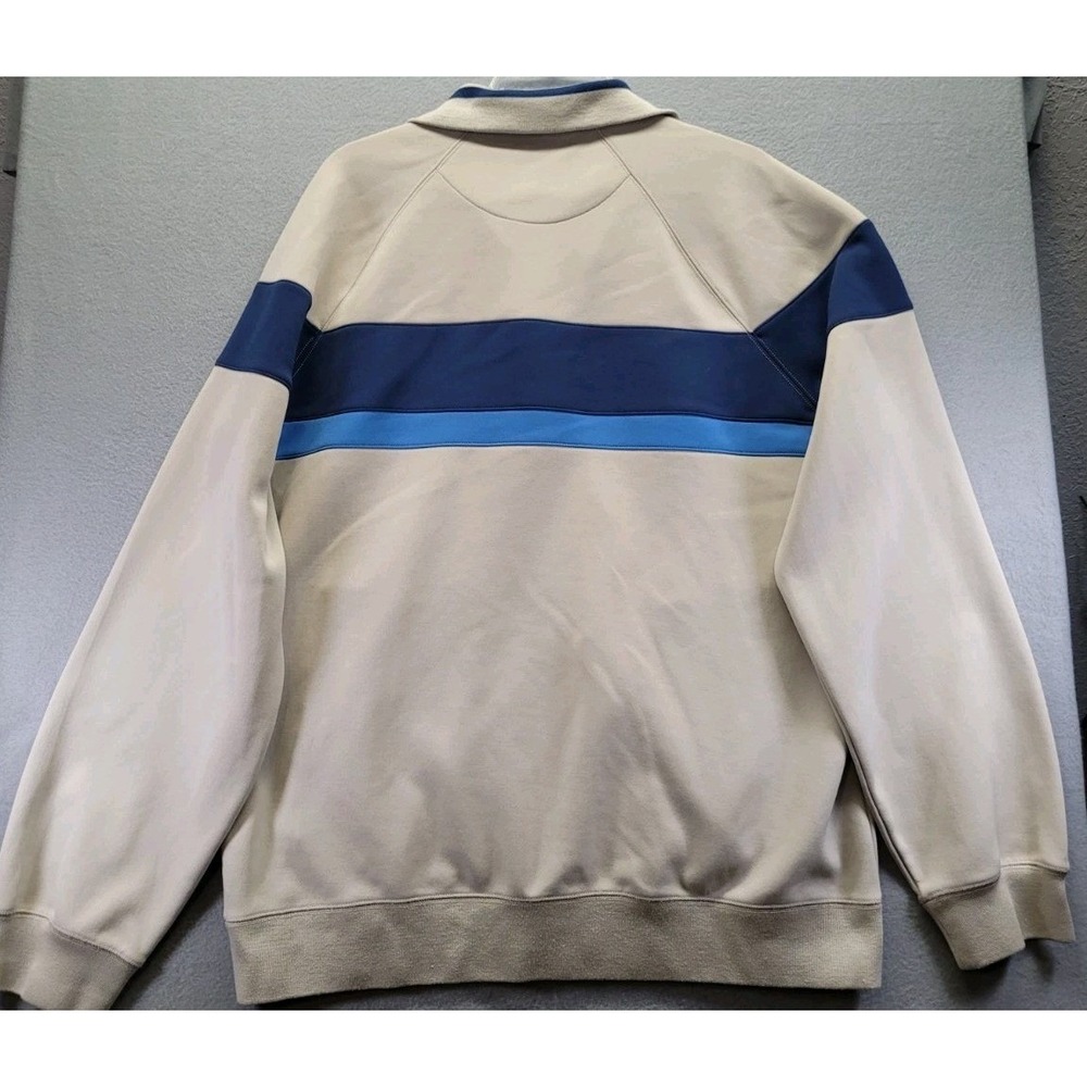 Aigle Multicolor Soft Shell Full Zip Track Jacket Front Pockets Mens Size XL - Picture 9 of 10